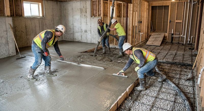 Basement Slab Installation in Fort Wayne, IN