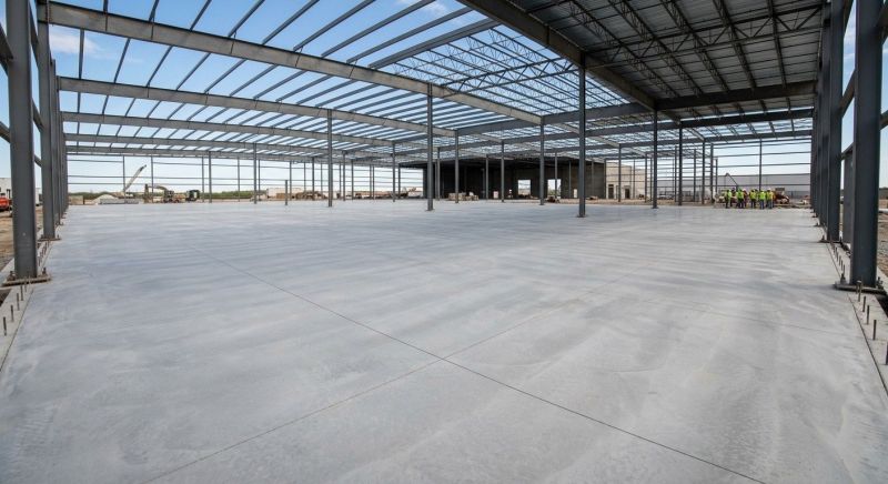Commercial Slab Installation in Fredericksburg, VA