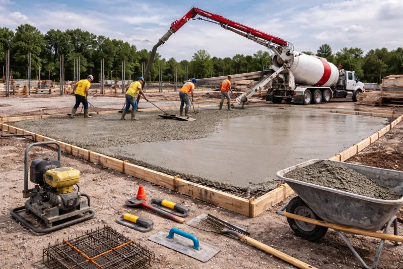 Commercial Slab Installation in Bellingham, WA