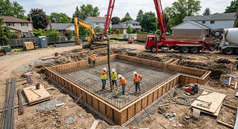 Concrete Foundation Installation in Fort Wayne, IN