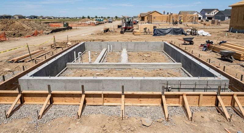 Concrete Foundation Installation in Fredericksburg, VA