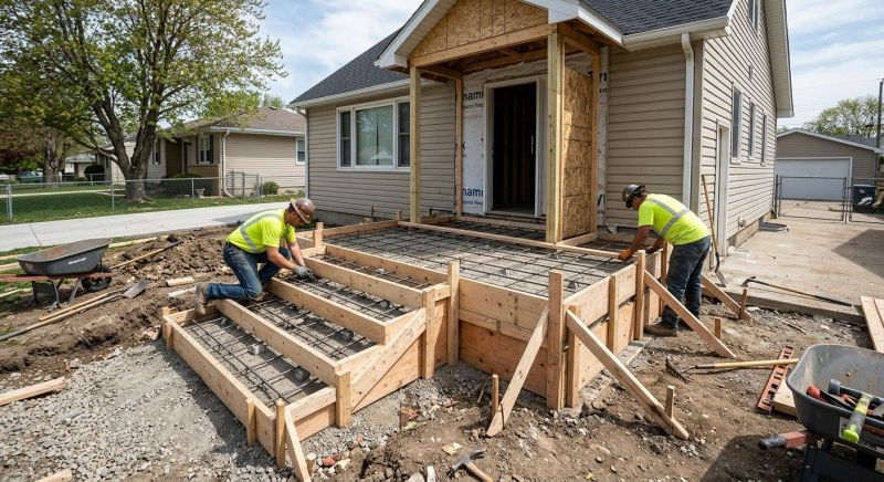 Concrete Porch Construction in Denver, CO