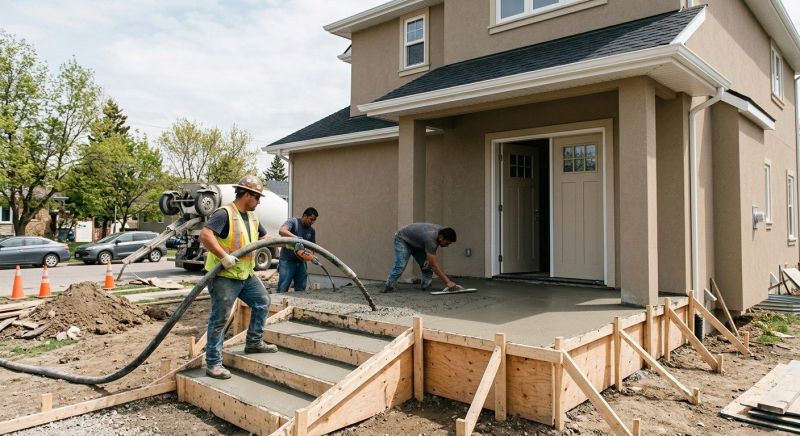 Concrete Porch Construction in Salt Lake City, UT
