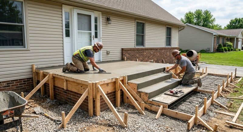 Concrete Porch Construction in Salt Lake City, UT