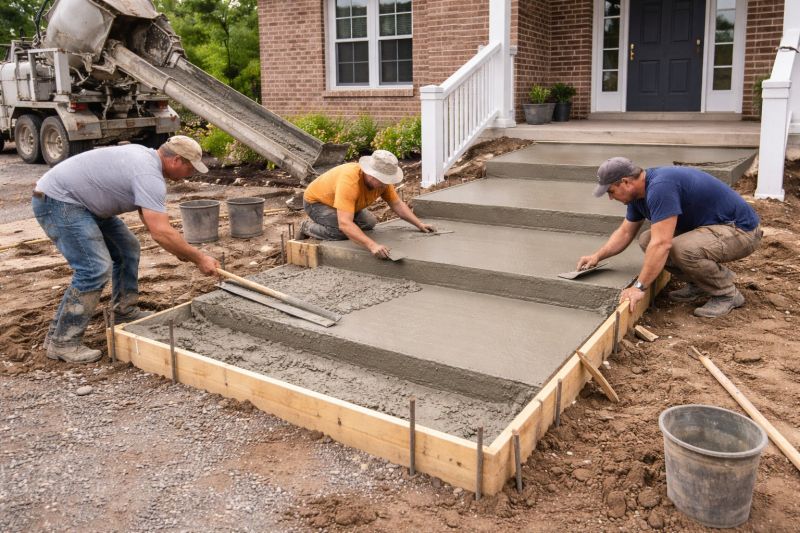 Concrete Stairs Construction in Denver, CO