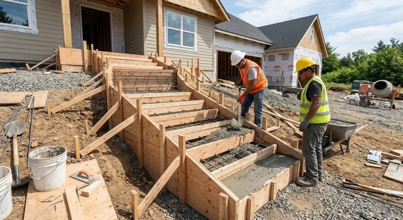 Concrete Stairway Installation in Salt Lake City, UT