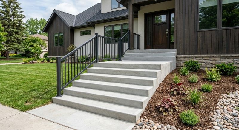 Concrete Stairway Installation in Fort Collins, CO