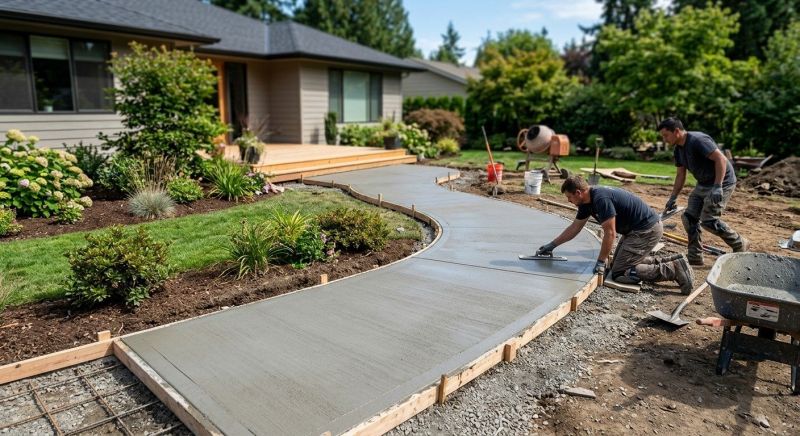 Concrete Walkway Installation in Salt Lake City, UT