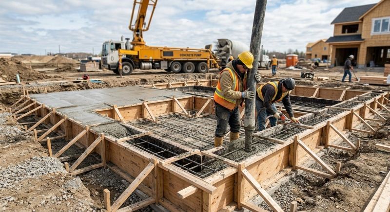 Foundation Wall Pouring in Columbus, OH