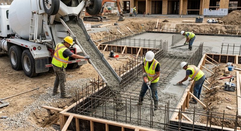 Foundation Wall Pouring in Fredericksburg, VA