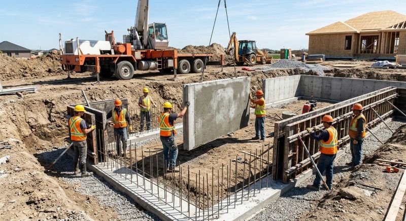 Foundation Wall Pouring in Fort Wayne, IN