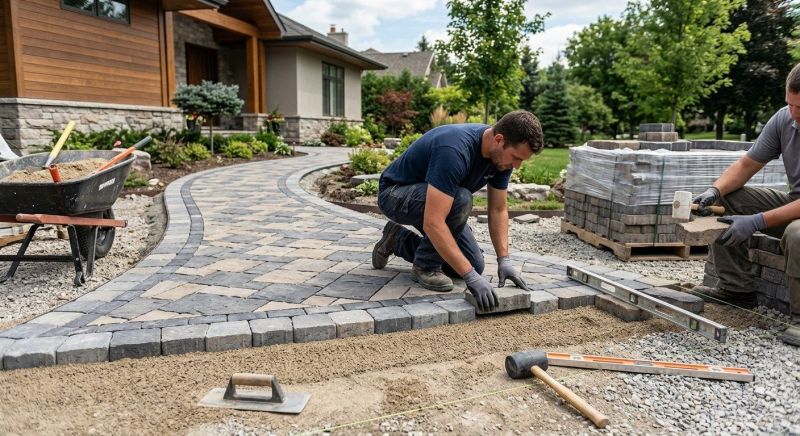 Garden Pavers Installation in Fairfield County, CT