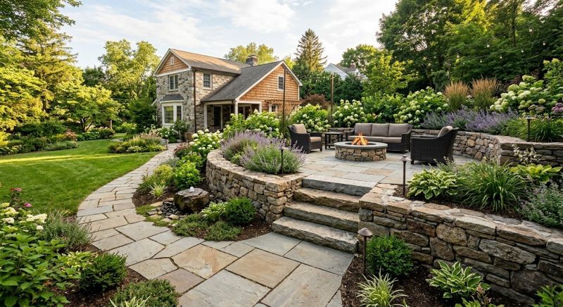 Hardscape Landscaping in Boston, MA