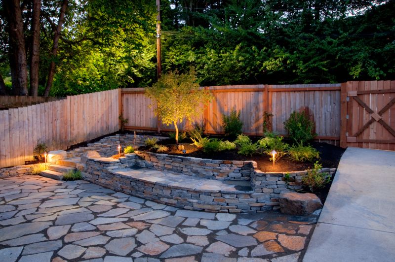 Limestone Patio Installation in Boston, MA