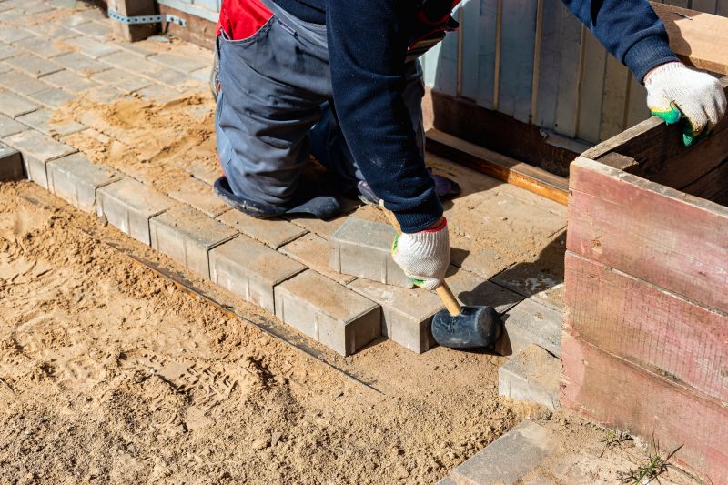 Patio Brick Installation in Boston, MA