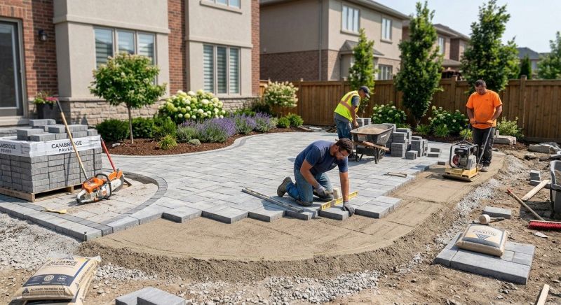 Patio Hardscaping in Boston, MA