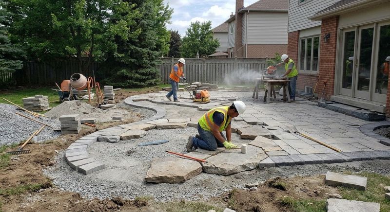 Paver Patio Construction in Boston, MA