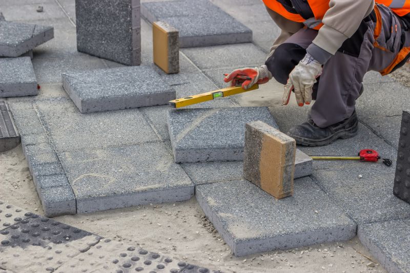 Sidewalk Pavers Installation in Boston, MA