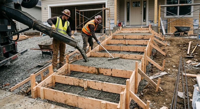 Steps Pouring in Denver, CO