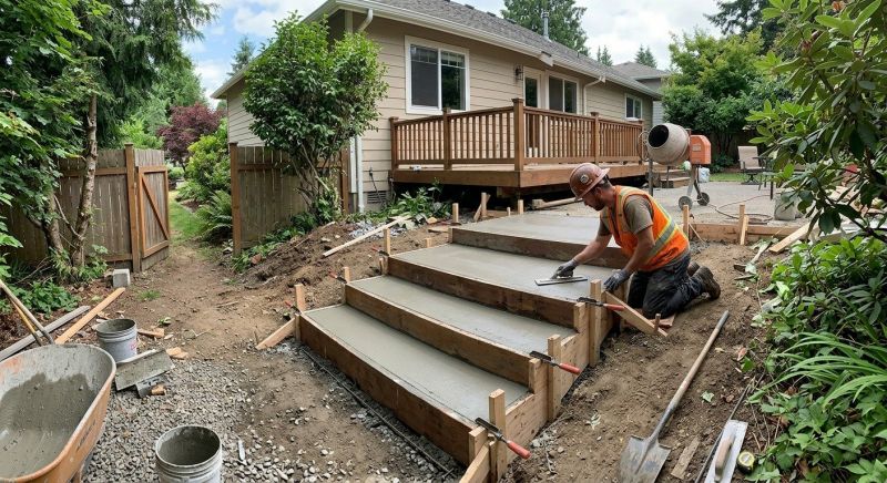 Steps Pouring in Denver, CO