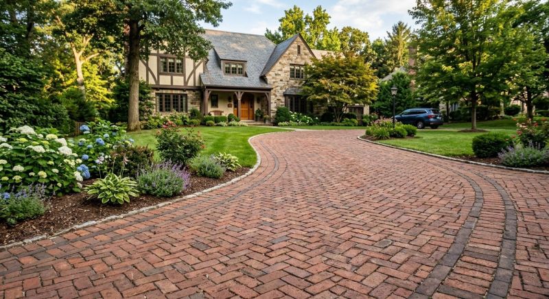 Brick Driveway Installation in Fairfield County, CT