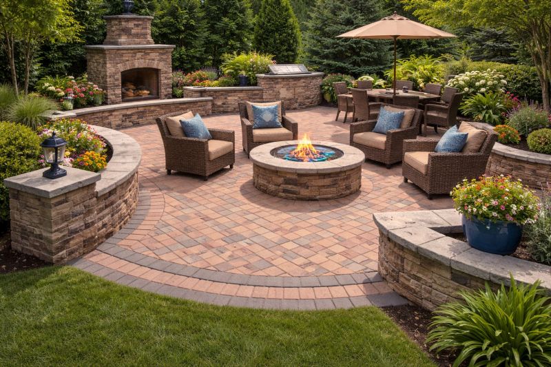 Brick Hardscape Construction in Manchester, NH