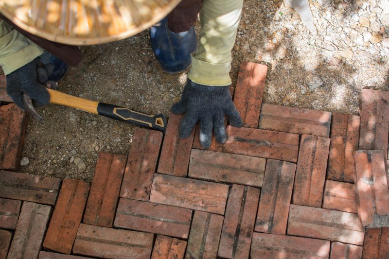 Brick Hardscape Construction in Greenwich, CT