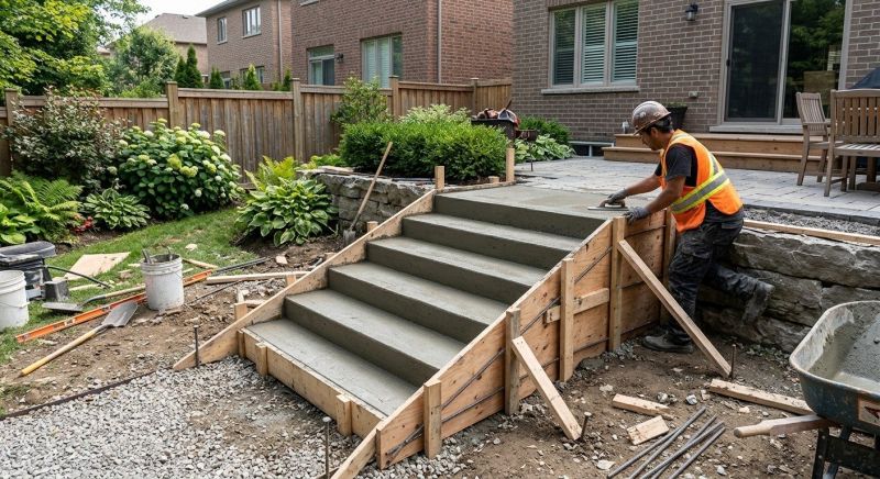 Concrete Steps Installation