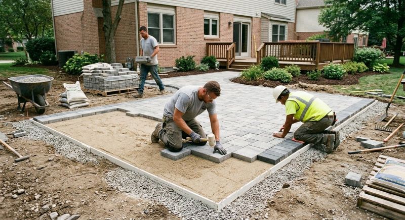 Paver Patio Installation in Boston, MA